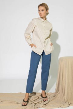 Рубашка деловая из хлопка для демисезона Femme & Devur 70843 1.54F(170) - фото 2