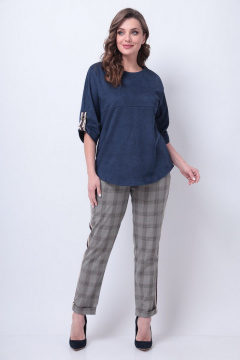 Michel chic 1281 синий+клетка