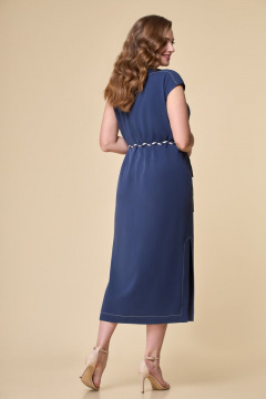 Платье летнее прямое из хлопка DaLi 4465 - фото 3