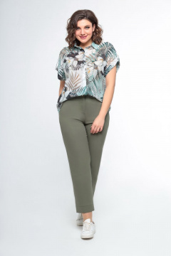 Зауженные женские брюки из стрейч-денима Swallow 475 - фото 4