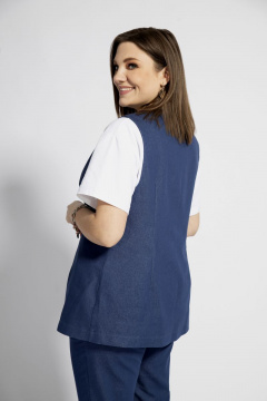 Жилет BegiModa 7003 темно-синий - фото 3