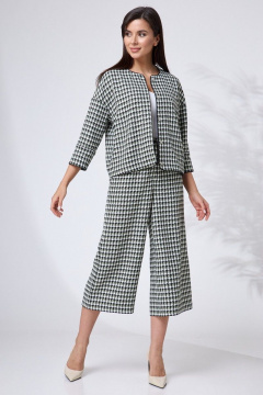 Костюм с укороченным жакетом и брюками на резинке Angelina & Сo 678 - фото 5