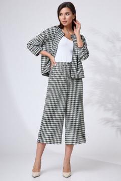 Костюм с укороченным жакетом и брюками на резинке Angelina & Сo 678 - фото 4
