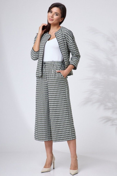 Костюм с укороченным жакетом и брюками на резинке Angelina & Сo 678 - фото 3