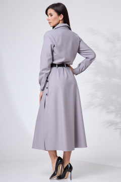 Платье полуприлегающего силуэта с воротником и манжетами Angelina & Сo 681 - фото 2