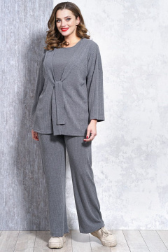 Демисезонный комплект жакет, джемпер и брюки из вискозы Медея и К 2119 - фото 2