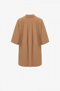 Блуза из текстиля и хлопка для летнего сезона Elema 2К-11738-1-164 медный - фото 2