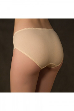 Трусы из кружевного и текстильного трикотажа для ежедневной носки Verally 150-3 жасмин - фото 2