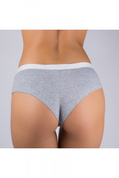 Трусы-брифы хлопковые серые для ежедневной носки Verally 1088-3 меланж - фото 3