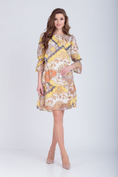 LadyThreeStars 1941 желтый+бежевый