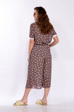 Юбка-шорты из шифона с карманами и резинкой Belinga 4071 - фото 2