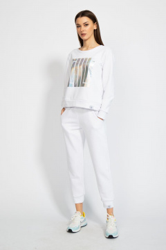 Костюм джемпер и брюки из трикотажа с хлопком для демисезона Kivviwear 40784079.05 - фото 2