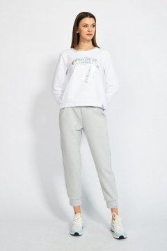 Джемпер короткий с логотипом BALANCE из трикотажного футера Kivviwear 4078.03 - фото 3