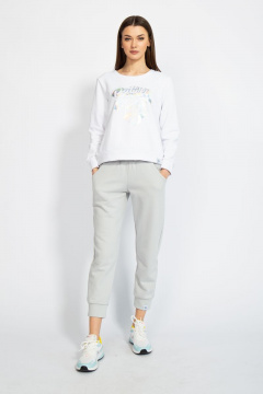 Джемпер короткий с логотипом BALANCE из трикотажного футера Kivviwear 4078.03 - фото 2