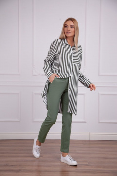 Блуза и брюки из вискозы, деловой костюм Azzara 839 - фото 1