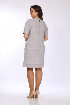 Платье Lady Style Classic 1558 серый - фото 3