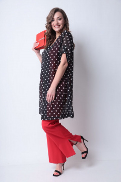 Michel chic 1289 черный-красный