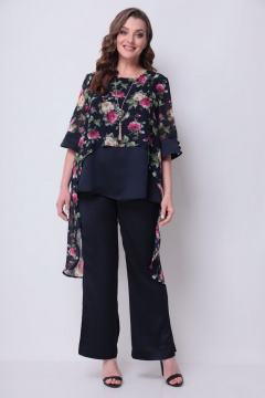 Michel chic 1287 темно-синий-цветы