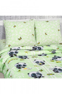 Комплект постельного белья из поплина 2-спальный АРТПОСТЕЛЬ 912 крошка - фото 2