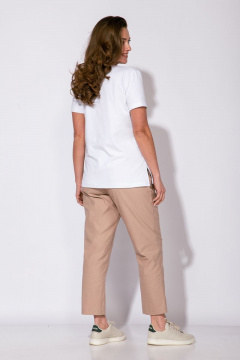 Демисезонный комплект ветровка, майка и брючный костюм Belinga 2252 песок - фото 4