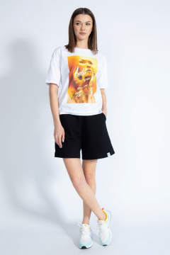 Круглогодичная футболка из трикотажа с золотым эффектом Kivviwear 4026.59 - фото 5