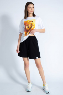 Круглогодичная футболка из трикотажа с золотым эффектом Kivviwear 4026.59 - фото 3