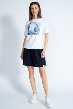 Футболка из хлопка с золотым эффектом и длинным рукавом Kivviwear 4026.45 - фото 4