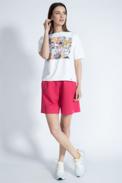 Футболка свободного кроя с золотым принтом Kivviwear 4026.56 - фото 3