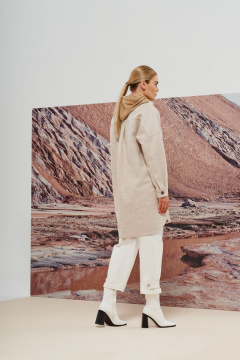 Брюки на каждый день джинсовые, белые BURVIN 8278-11 - фото 4