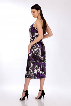 Летнее платье Короткие бретели и струящаяся ткань LaKona 1445 индиго - фото 2