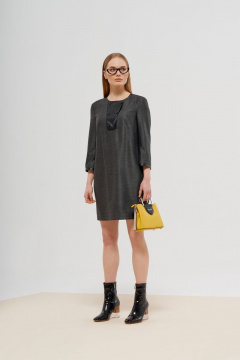 Платье на каждый день из текстиля с короткими рукавами BURVIN 8332-81 - фото 1