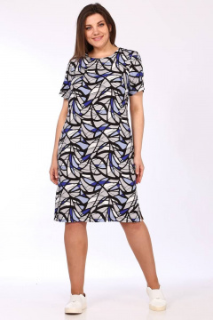 Lady Style Classic 2018 серый_с_синим/калейдоскоп