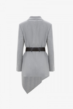 Жакет из текстиля для летнего стиля Elema 1К-10862-1-170 светло-серый - фото 3