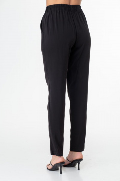 Демисезонные брюки с боковыми карманами и высокой посадкой Anelli 875.2 черный - фото 5