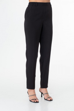 Демисезонные брюки с боковыми карманами и высокой посадкой Anelli 875.2 черный - фото 4