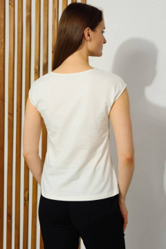 Летний джемпер с принтом на каждый день из хлопка Femme & Devur 5948 10.32F(170) - фото 3