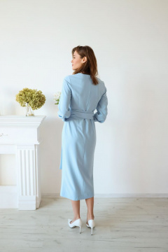 Платье AURA otd 3079 голубой - фото 4