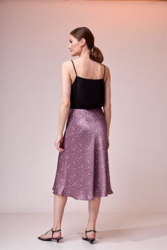 Летний текстильный комплект: шифоновая блуза и полусолнце юбка Ларс Стиль 693/1 - фото 4