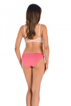 Трусы слип из трикотажа и хлопка со средней талией Teyli 136 коралл - фото 2
