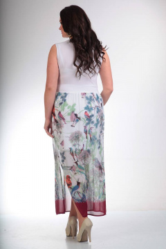 Платье на каждый день из текстиля Летнее длиной 136 см Liona Style 435 /2 - фото 2