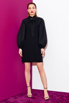 Нарядное платье из текстиля без воротника BURVIN 8348-81 - фото 2