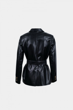 Жакет экокожа черный нарядный для особых случаев BURVIN 8380-71 1 - фото 3