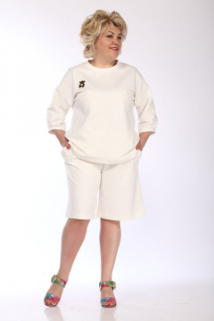 Джемпер, шорты Djerza 704 молочный - фото 3