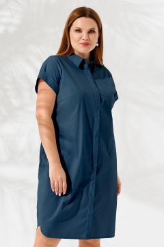 Платье Панда 92380w синий - фото 1