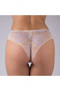 Трусы из эластичного полотна с кружевной отделкой Verally 1050-4 ванесса - фото 2
