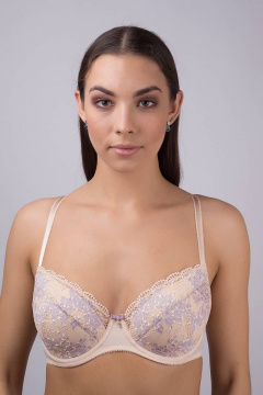 Бюстгальтер бежевый, комфортный для ежедневной носки Verally 2031-4 ванесса - фото 2