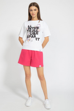 Футболка свободного кроя с цифровым принтом для лета Kivviwear 4026.65 - фото 5