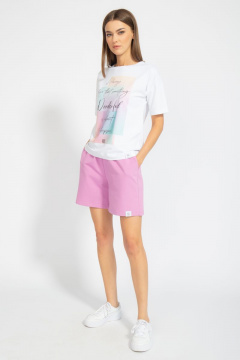 Футболка свободного кроя с цифровым принтом для лета Kivviwear 4026.67 - фото 5