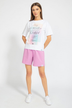 Футболка свободного кроя с цифровым принтом для лета Kivviwear 4026.67 - фото 3