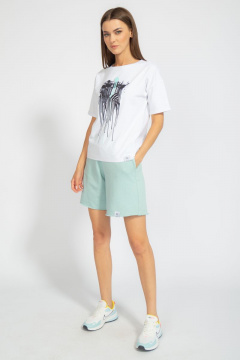 Футболка свободного кроя с цифровым принтом для лета Kivviwear 4026.69 - фото 5